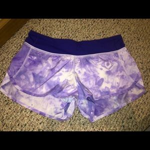 Lululemon speed shorts